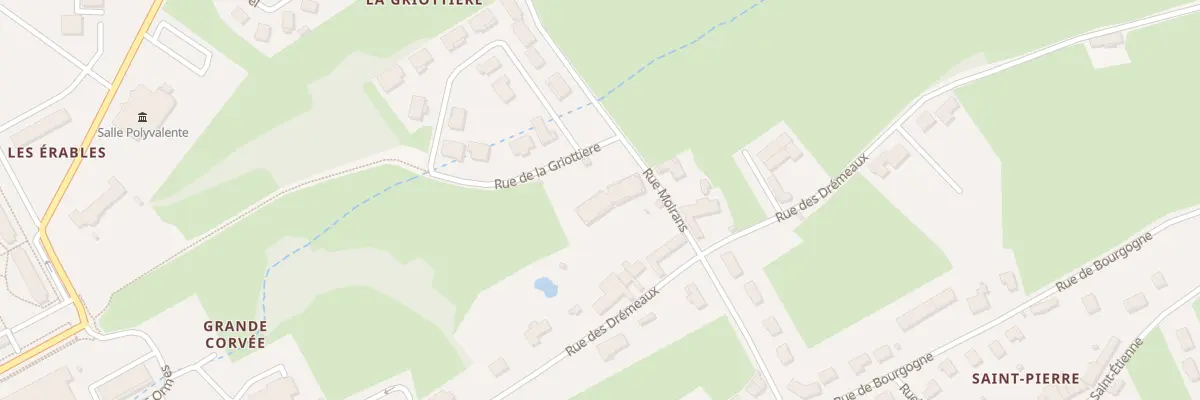Plan du 1 Rue De la Griottière à Autun