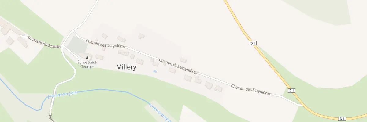 Plan du 5 Che des Ecrynières à Millery