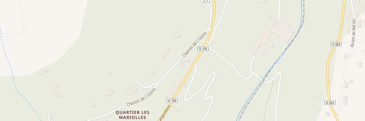 Plan du 5276 Les Mariolles à Chassiers