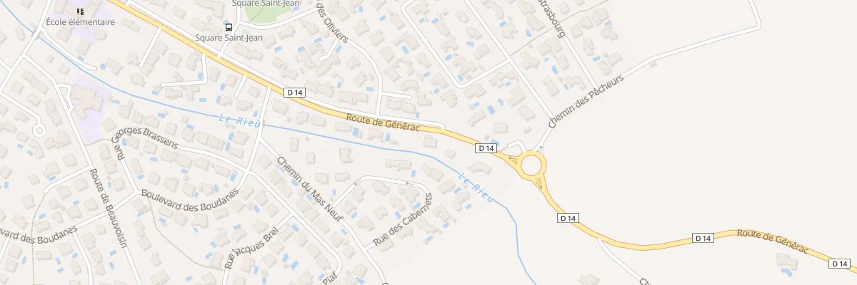 Plan du 22 Rte de Générac à Aubord