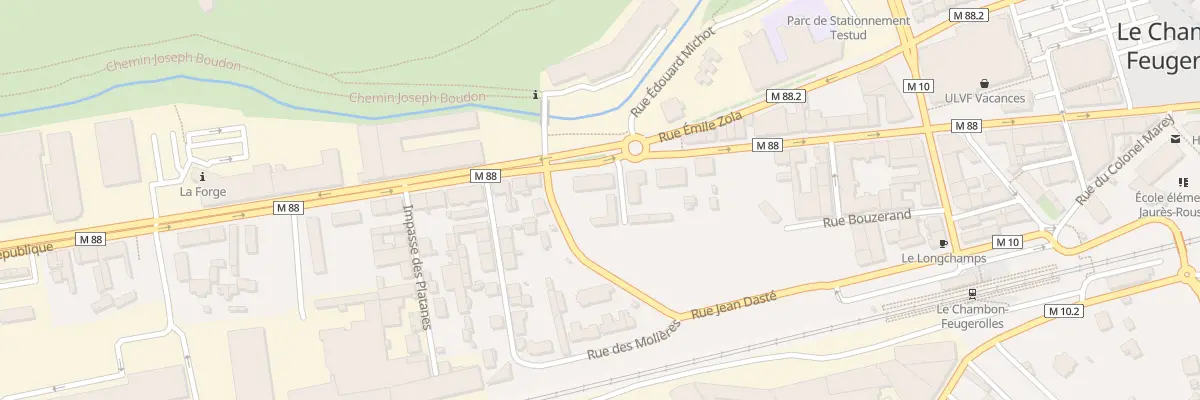 Plan du 55 Rue de la République au Chambon-Feugerolles