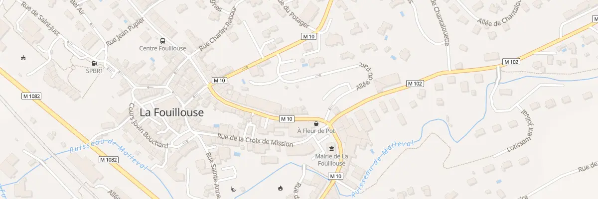 Plan du 54 Rue de la Libération à La Fouillouse