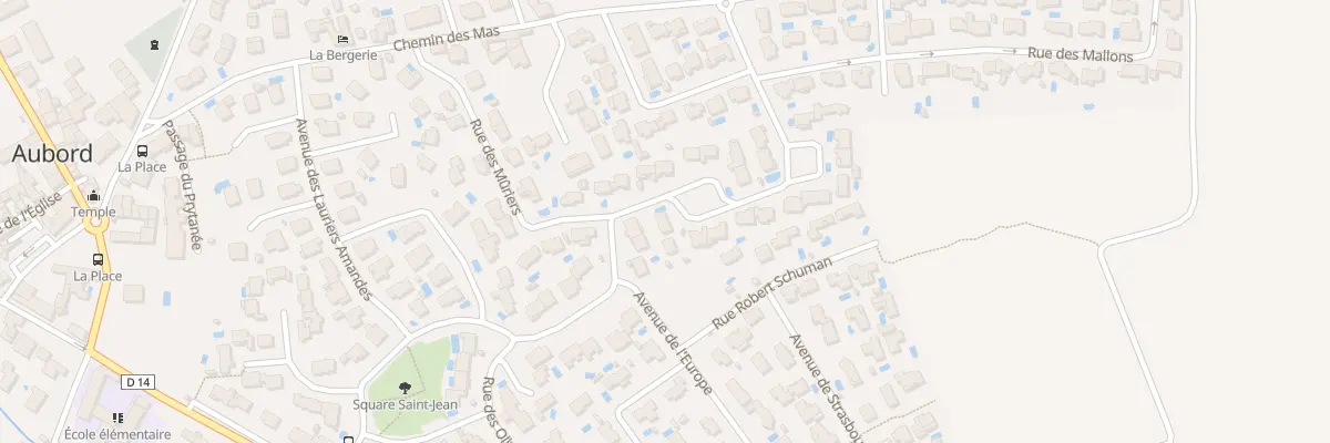 Plan du 18 Rue de Talen à Aubord
