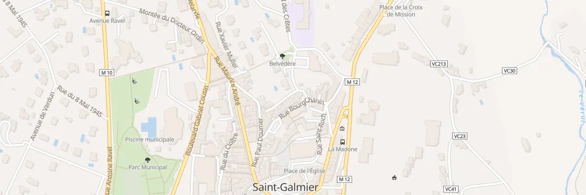 Plan du 8 Rue St Clement à Saint-Galmier