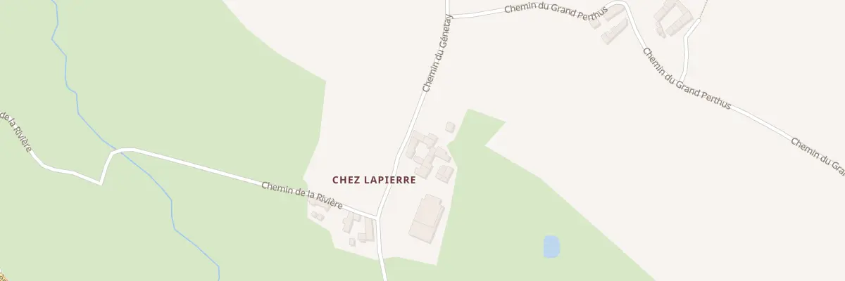 Plan du 1251 Che du Genetay à Montchal
