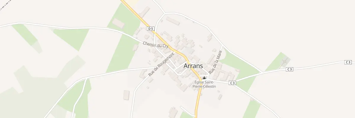 Plan du 13 Gr Grande Rue à Arrans