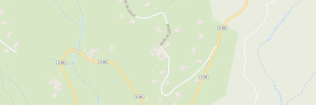 Plan du 5140 Jollivet à Lentillères