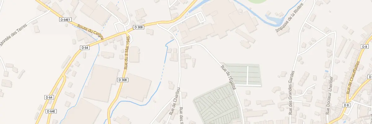 Plan du 574 Rue de Charlieu à Cours