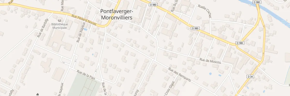 Plan du 5 Rue des Remparts à Pontfaverger-Moronvilliers