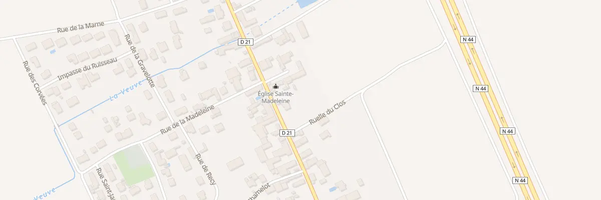 Plan du 18 Rue de Champagne à La Veuve