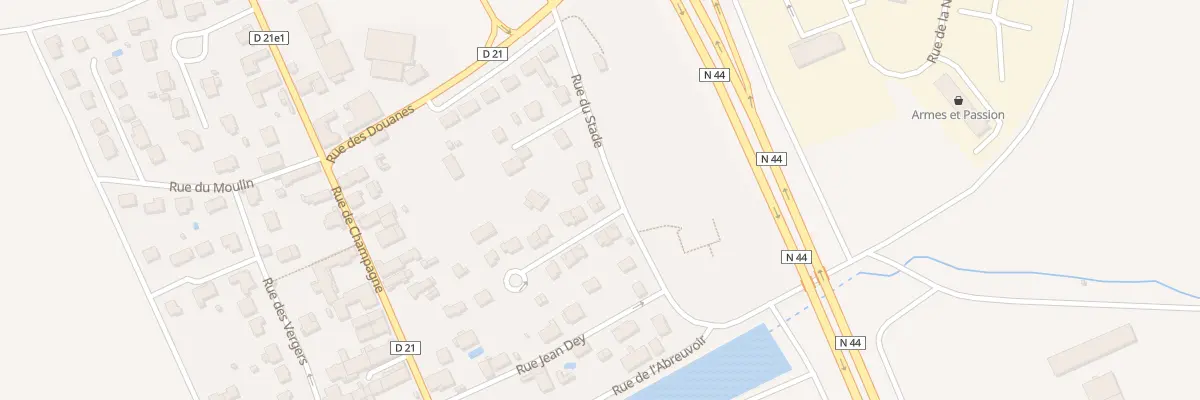 Plan du 6 Rue Résidence du Stade à La Veuve