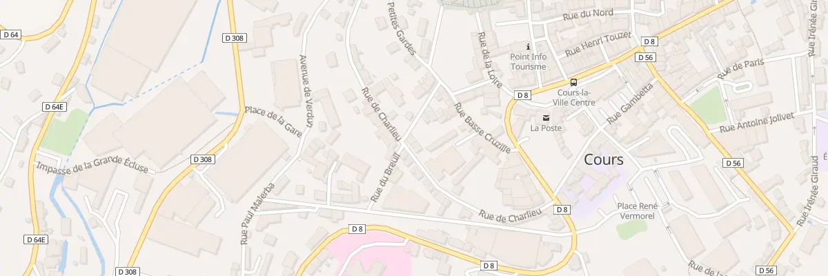 Plan du 212 Rue de Charlieu à Cours