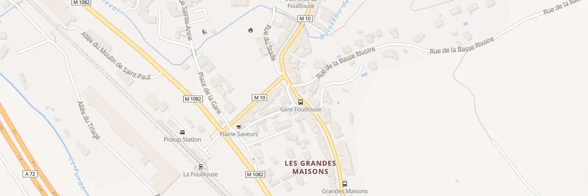 Plan du 1 Rue des Grandes Maisons à La Fouillouse