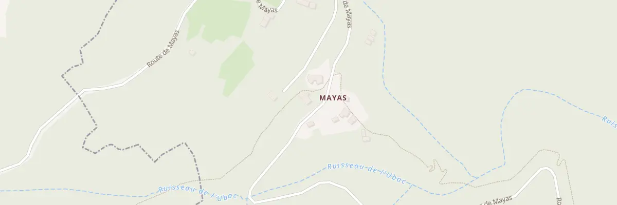 Plan du 2405 Rte de Massas à Arcens