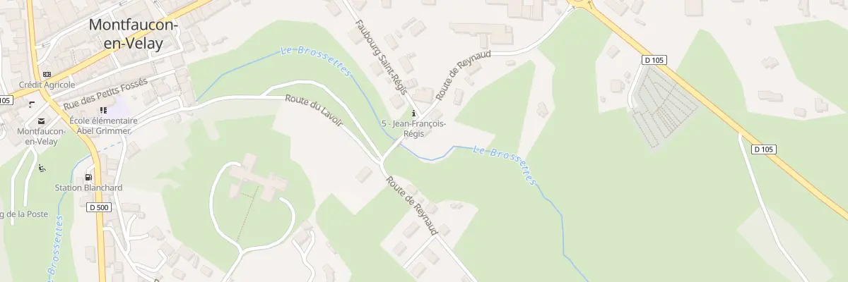 Plan du 15 Rte de Reynaud à Montfaucon-en-Velay