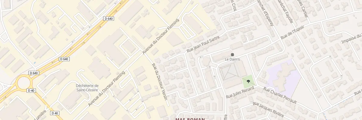 Plan du 113 Rue Jean Paul Sartre à Nîmes