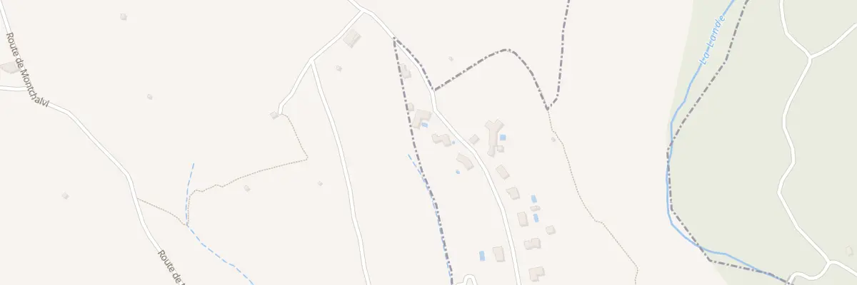 Plan du 1205 Les Volpillieres à Uzer