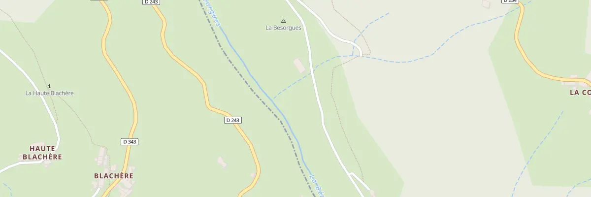 Plan du 5192 La Coste à Aizac