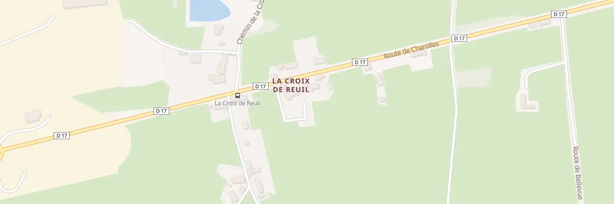 Plan du 1209 Rte de Charolles à Vendenesse-lès-Charolles