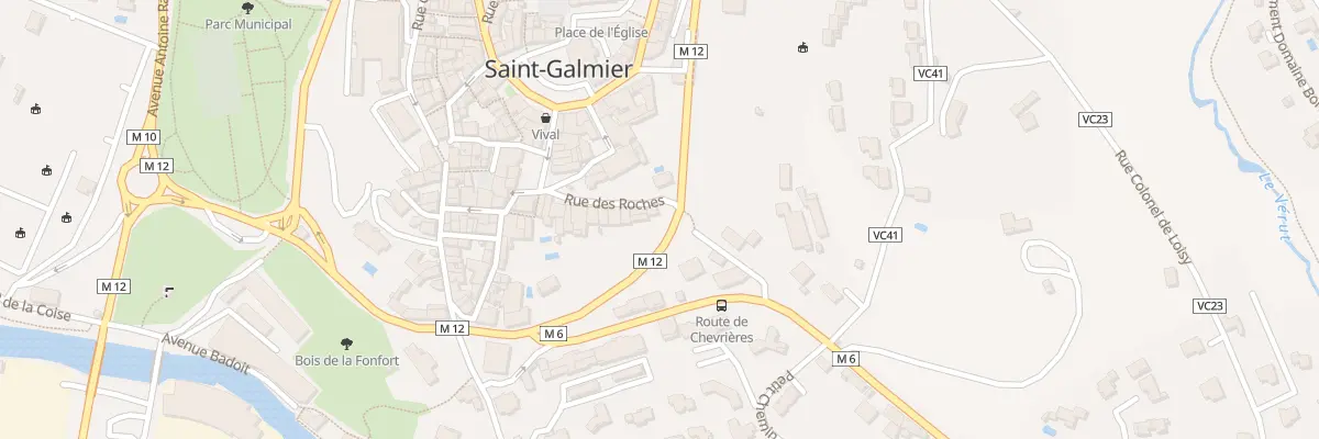 Plan du 14 Rue des Roches à Saint-Galmier