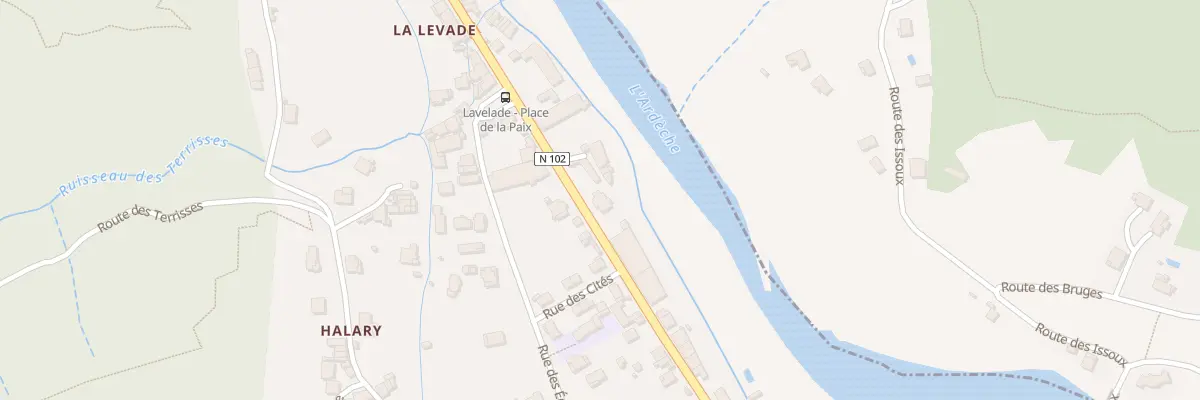 Plan du 59 Av Centrale à Lalevade-d’Ardèche