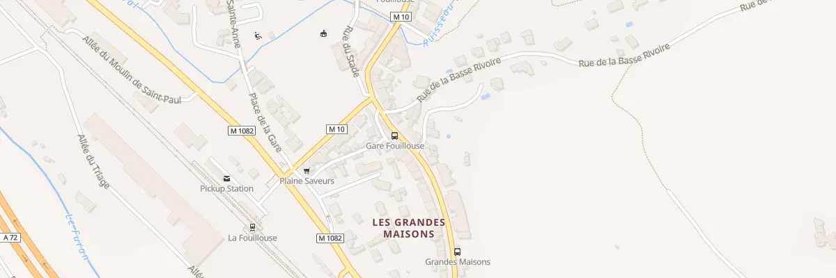 Plan du 10 Rue des Grandes Maisons à La Fouillouse