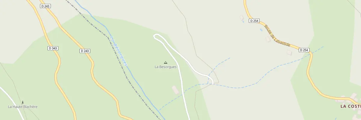 Plan du 5166 Combourseyre à Aizac