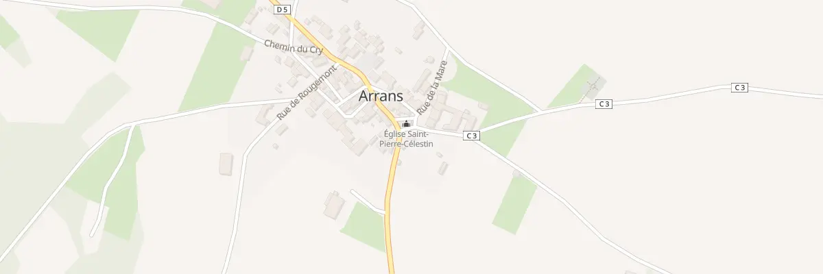 Plan du 2 Gr Grande Rue à Arrans