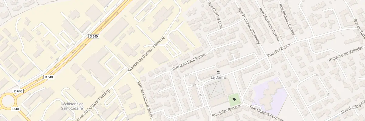 Plan du 136 Rue Jean Paul Sartre à Nîmes
