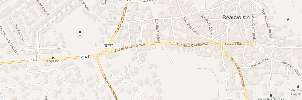 Plan du 229 Rue de la Carrierasse à Beauvoisin