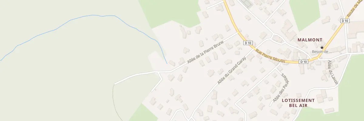 Plan du 12 All de la Pierre Brune à Saint-Just-Malmont