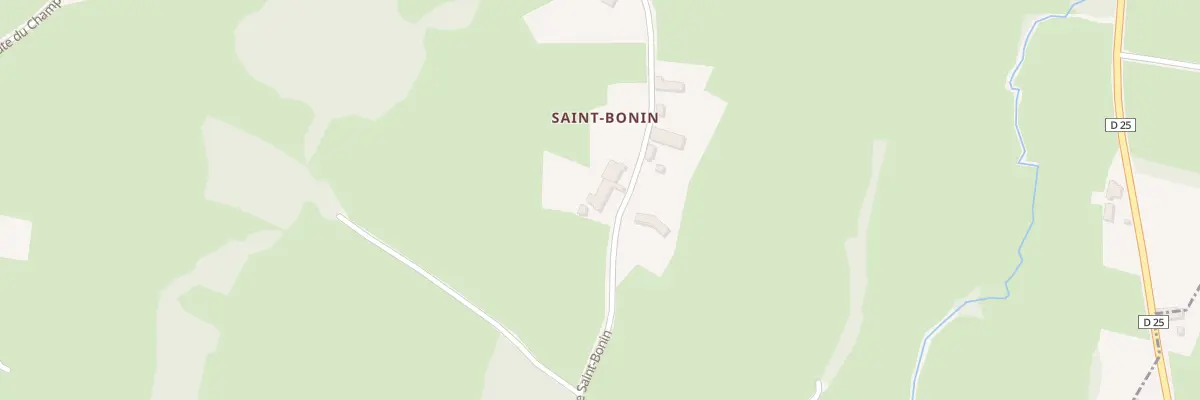 Plan du 5027 Saint Bonnin à Marcilly-la-Gueurce