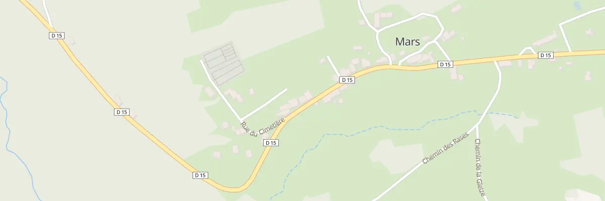 Plan du 5031 Le Village à Mars