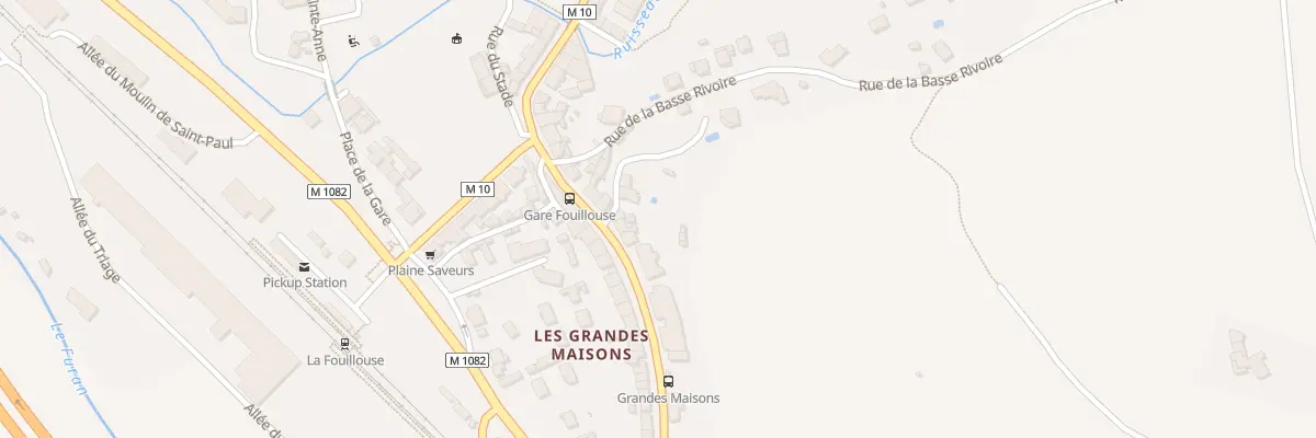 Plan du 12 Rue des Grandes Maisons à La Fouillouse