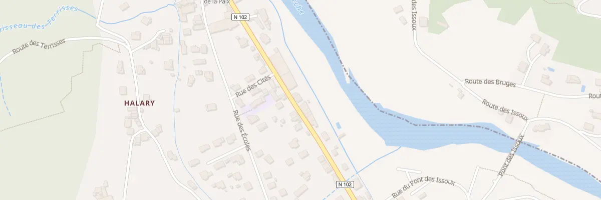 Plan du 53 Av Centrale à Lalevade-d’Ardèche