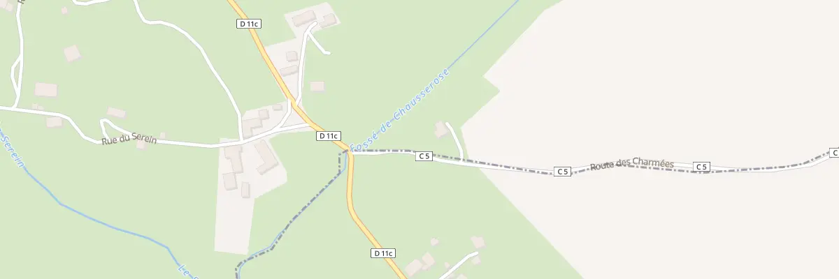 Plan du 2 Rte des Charmees (chausseroze) à Vic-sous-Thil