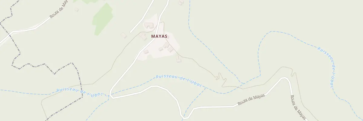 Plan du 5203 Mayas à Arcens