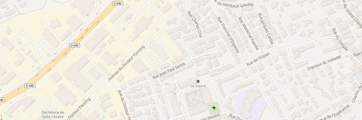 Plan du 219 Rue Jean Paul Sartre à Nîmes