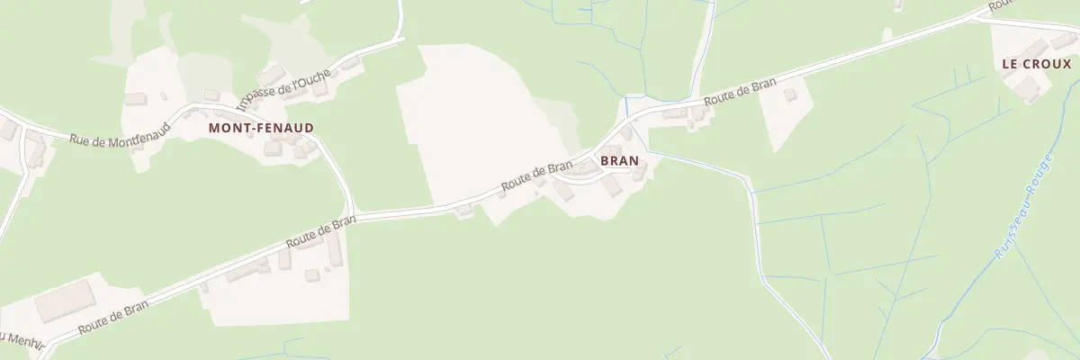 Plan du 10 Rte de Bran à Broye