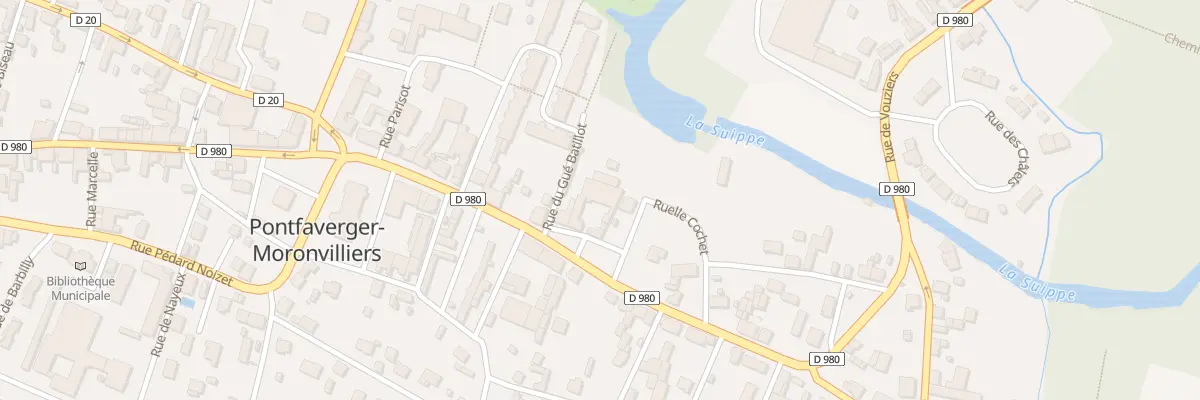 Plan du 21 Rue Saint Brice à Pontfaverger-Moronvilliers
