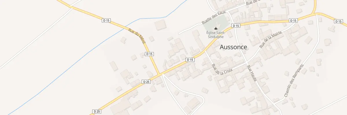 Plan du 8 Rue de Chemy à Aussonce