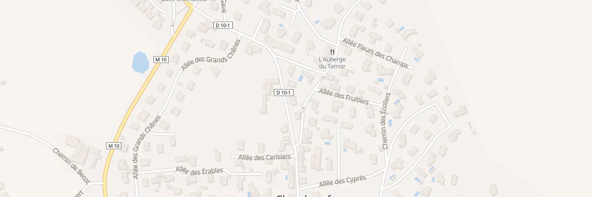 Plan du 16 Rue Charles de Gaulle à Chambœuf