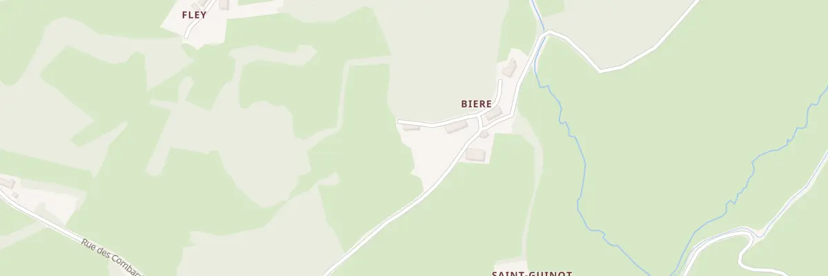 Plan du 3 Rte de Bière à Broye