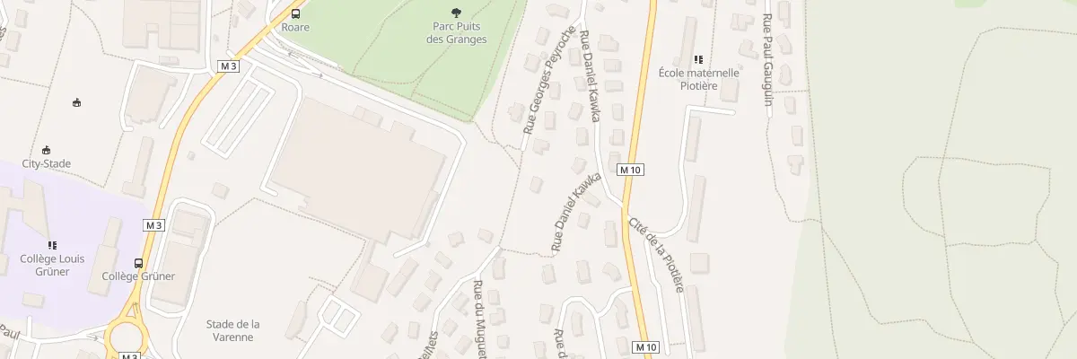 Plan du 9 Rue Georges Peyroche à Roche-la-Molière