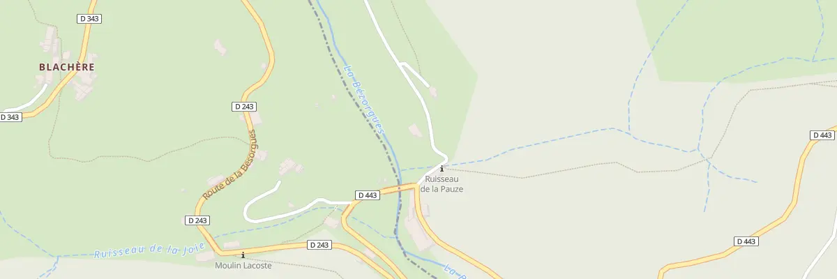 Plan du 5092 La Coste à Aizac