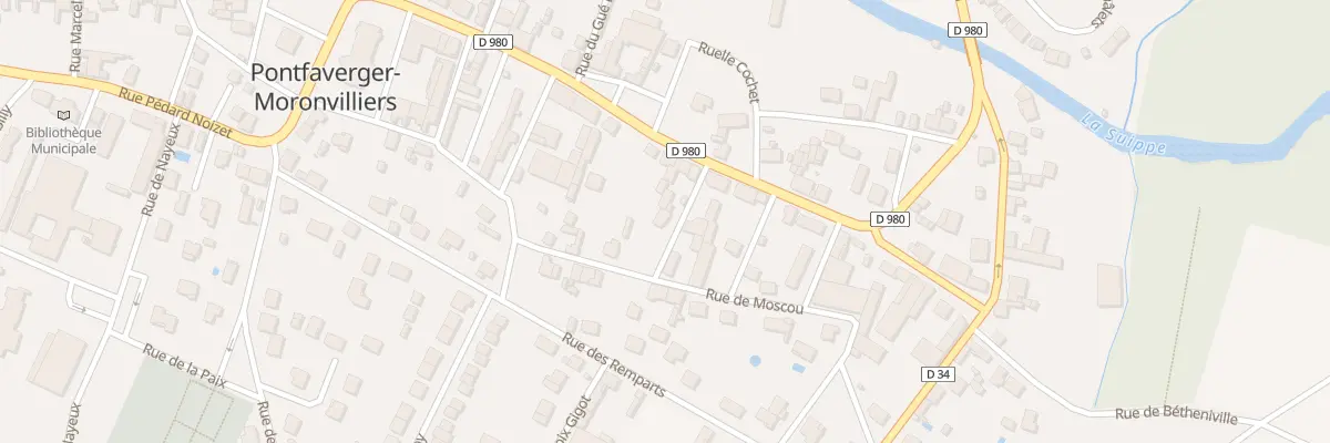 Plan du 4 Rue Hurpain à Pontfaverger-Moronvilliers