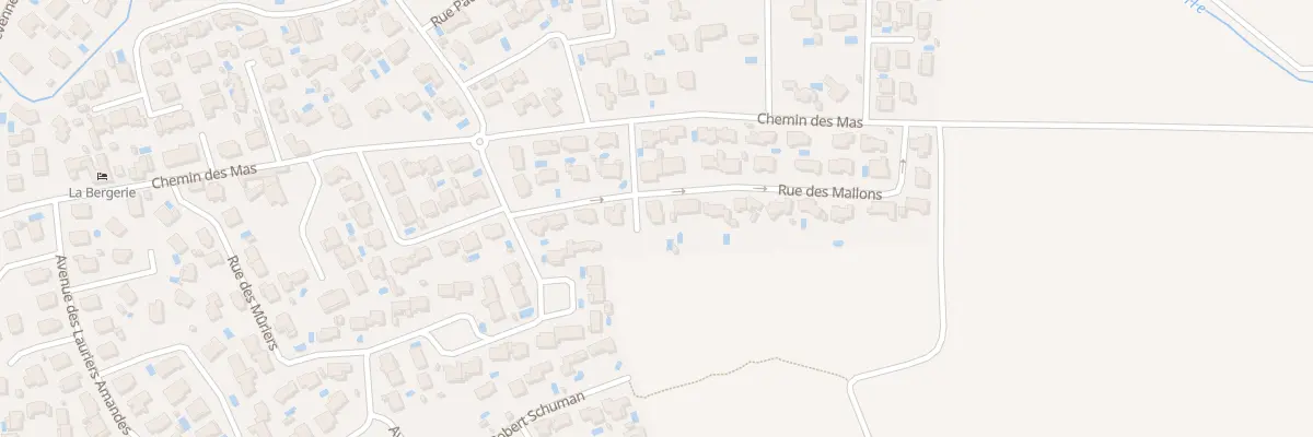 Plan du 10 Rue des Mallons à Aubord