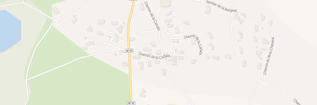 Plan du 266 Che de la Cartala à Saint-Bonnet-les-Oules