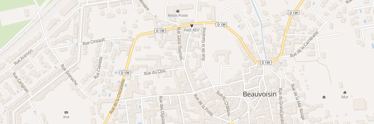 Plan du 392 Rue de la Poste à Beauvoisin