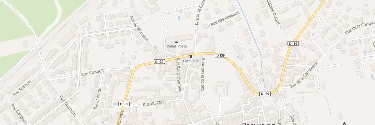 Plan du 299 Rue de la Poste à Beauvoisin